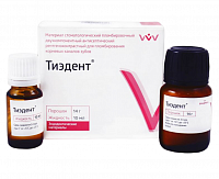 Тиэдент для пломбирования корневых каналов зубов (порошок 14г+ жидкость 10мл) Владмива