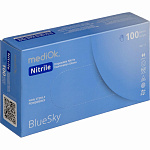 Перчатки нитриловые белые неопрудные смотровые M (7-8) mediOk (Blue Sail) 50 пар/упак