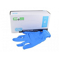 Перчатки нитриловые голубые XS (5-6) 50 пар/упак