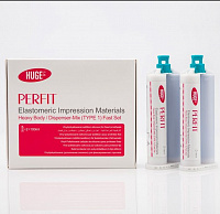 PERFIT Heavy Body корригирующий слой жесткий (2 картриджа по 50мл) HUGE DENTAL