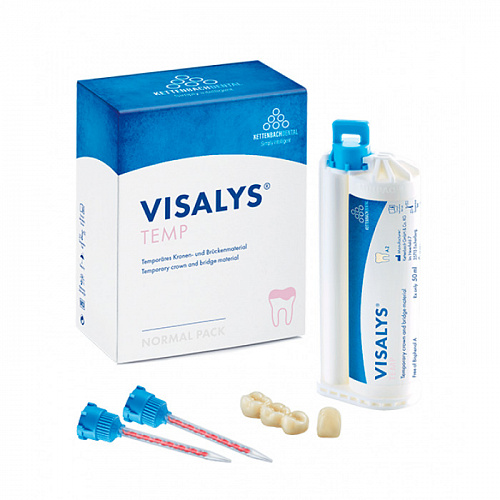 Visalys Temp в картриджах, 50мл BL материал стом. для врем. коронок 13788   Kettenbach