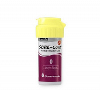 Нить ретракционная AL Sure-Cord plus (Сур-Корд плюс) с хлоридом аллюминия 203см р-р 0  Sure Dent