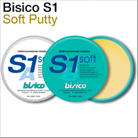 Bisico S1 Soft Putty (Бисико С1 Софт) базовый материал песочного цвета 2х300мл арт.01060 Bisico