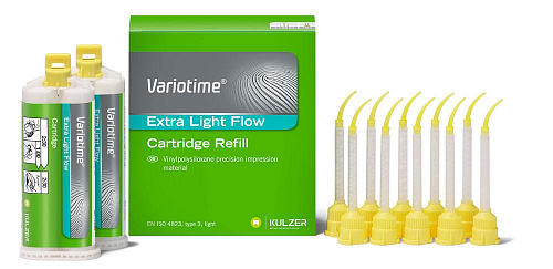 Variotime Extra Light Flow (Вариотайм) корриг. слой оттискной ортопедич. (2 х 50мл) 66045040  Kulzer