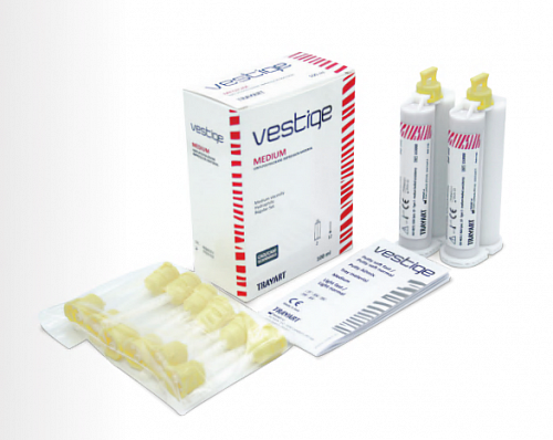 Vestige MEDIUM A-силикон средней вязкости (2x50мл + 12 наконечников) 1S3000 TRAYART