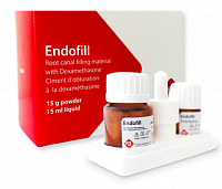 Endofill (Эндофилл) - рентгеноконтрастная паста с дексаметазоном набор (15г+15мл) PD