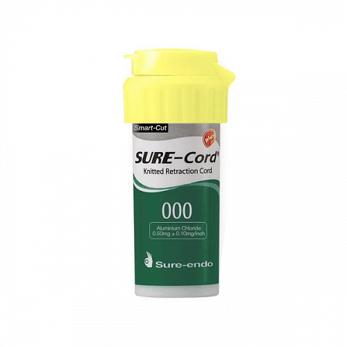 Нить ретракционная Sure-Cord (Сур-Корд) из микрофибры 254см р-р 000.0  Sure Dent