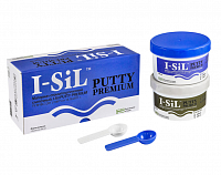 I-Sil Putty Premium (Айсил) материал слепочный базовый слой (2*290мл) 7151RG  Spident
