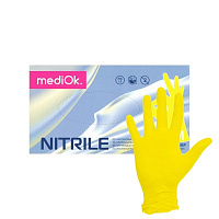Перчатки нитриловые желтые S (5-6) Mediok (SLR) 50 пар/упак