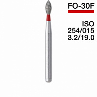 Боры алмазные FO-30F 5шт. в 1уп. "Мани" Япония
